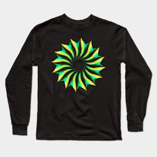 Green mandala Long Sleeve T-Shirt